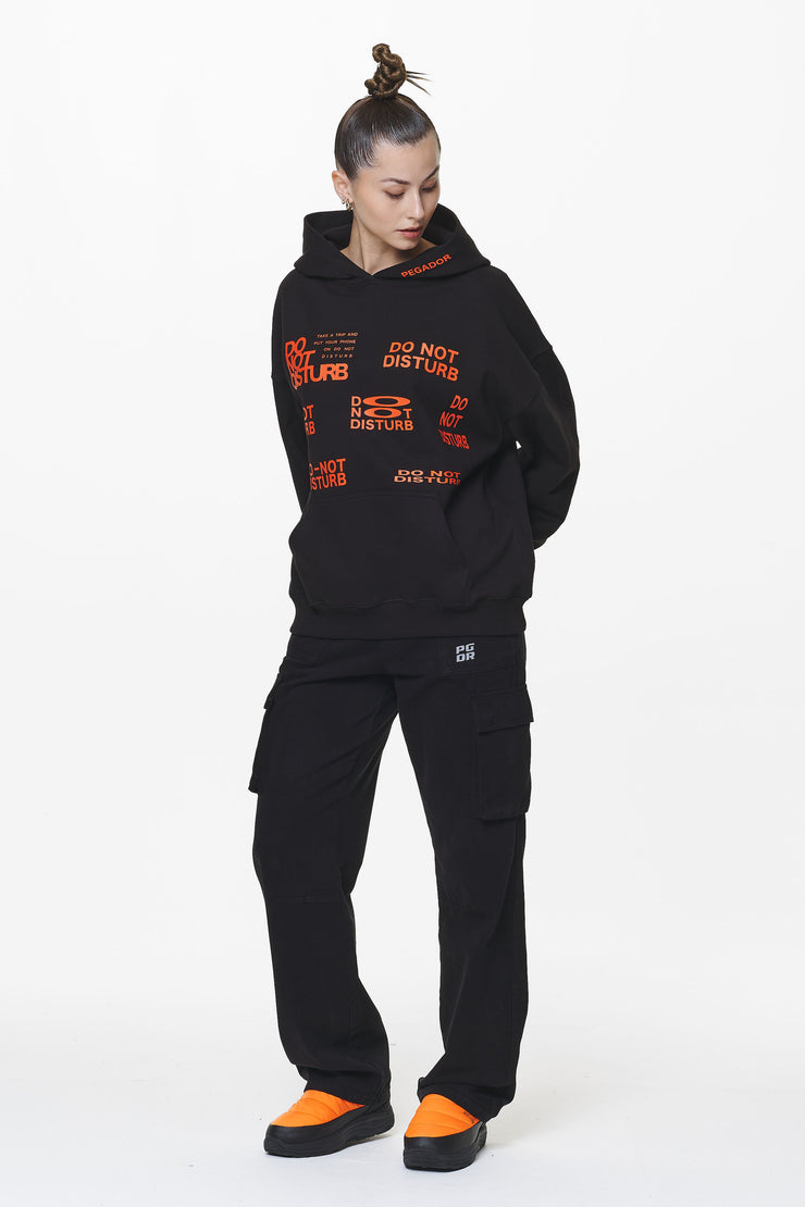 Pegador Bodo Wide Cargo Pants Black