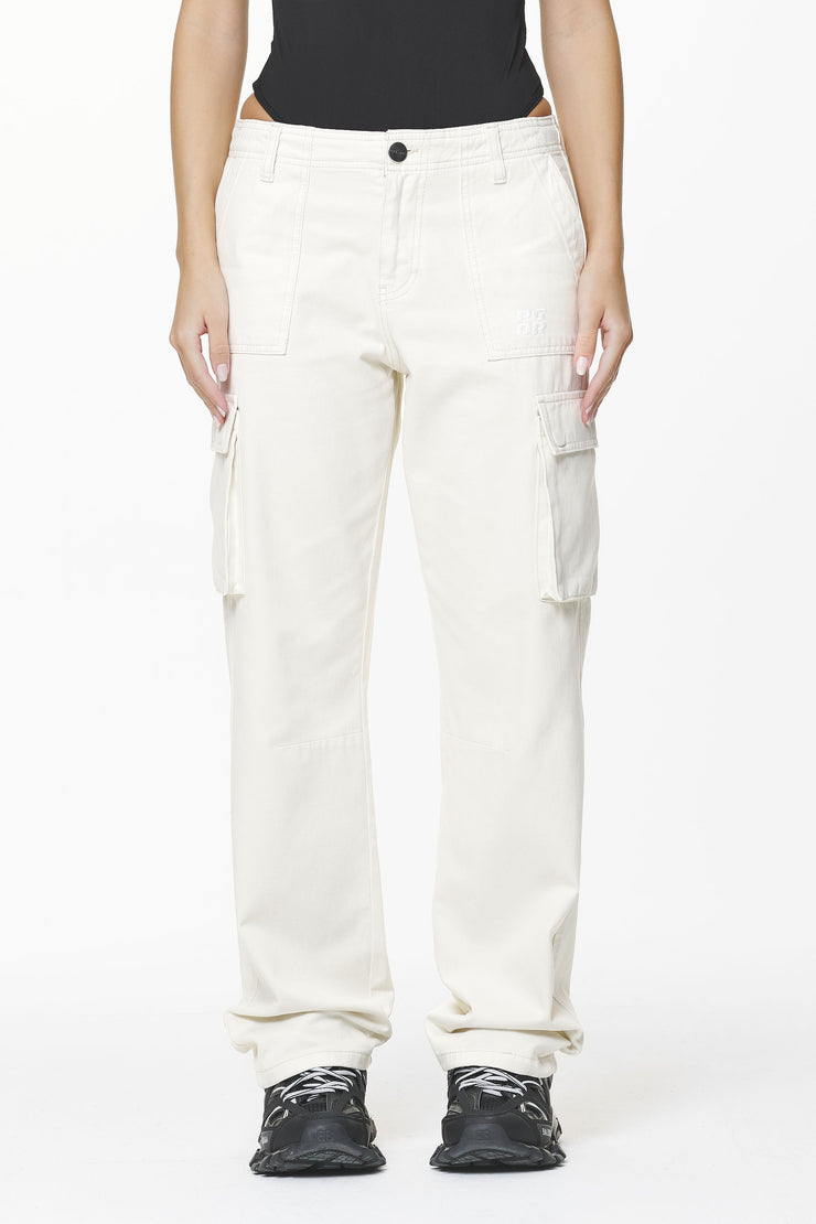 Pegador Bodo Wide Cargo Pants Salty Cream