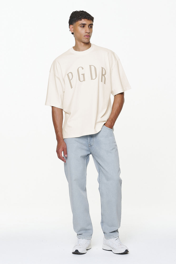 Pegador Bota Boxy Tee Vintage Washed Unbleached