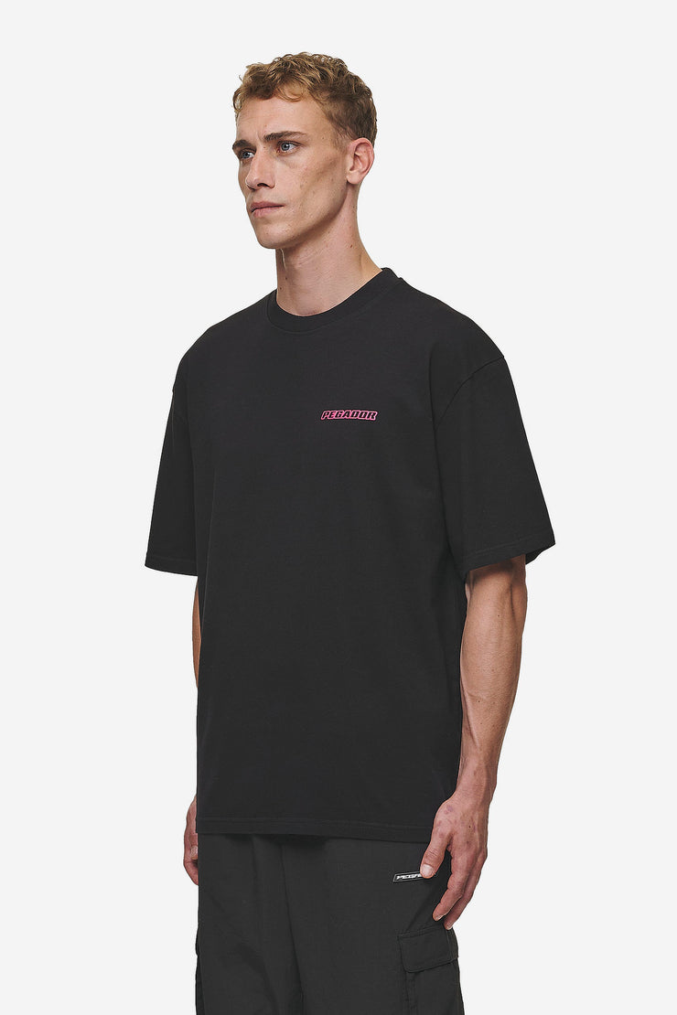 Pegador Bowin Oversized Tee Washed Black