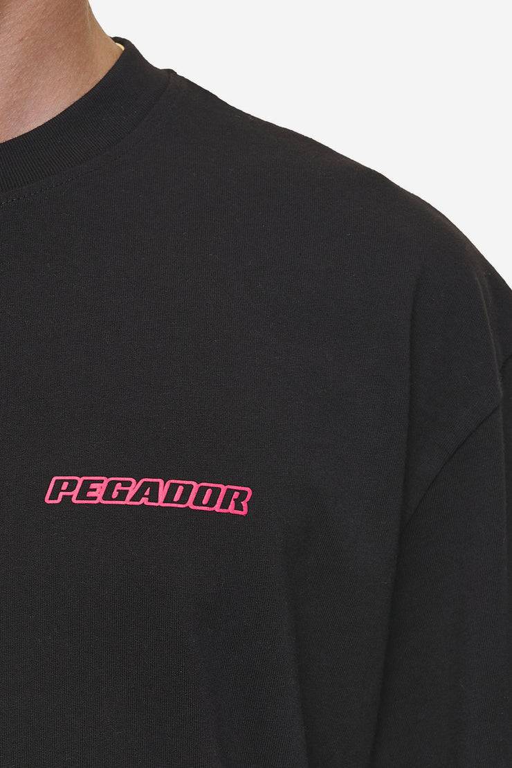 Pegador Bowin Oversized Tee Washed Black