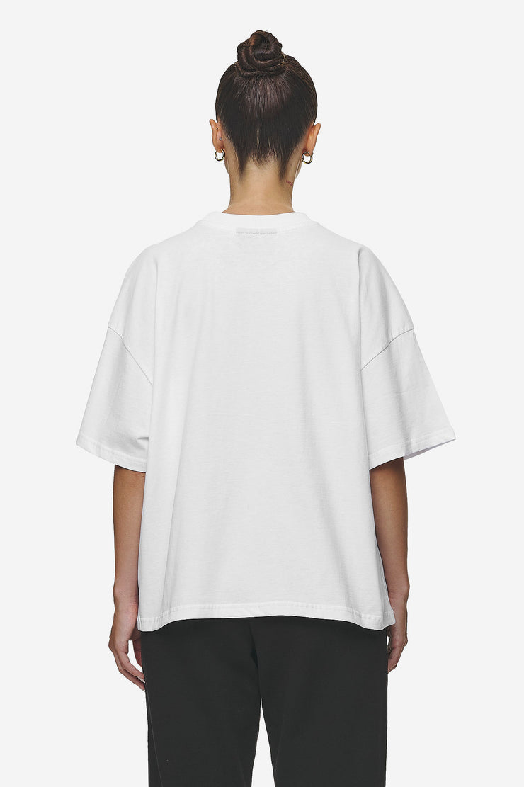 Pegador Bracy Heavy Oversized Tee White Black Gum