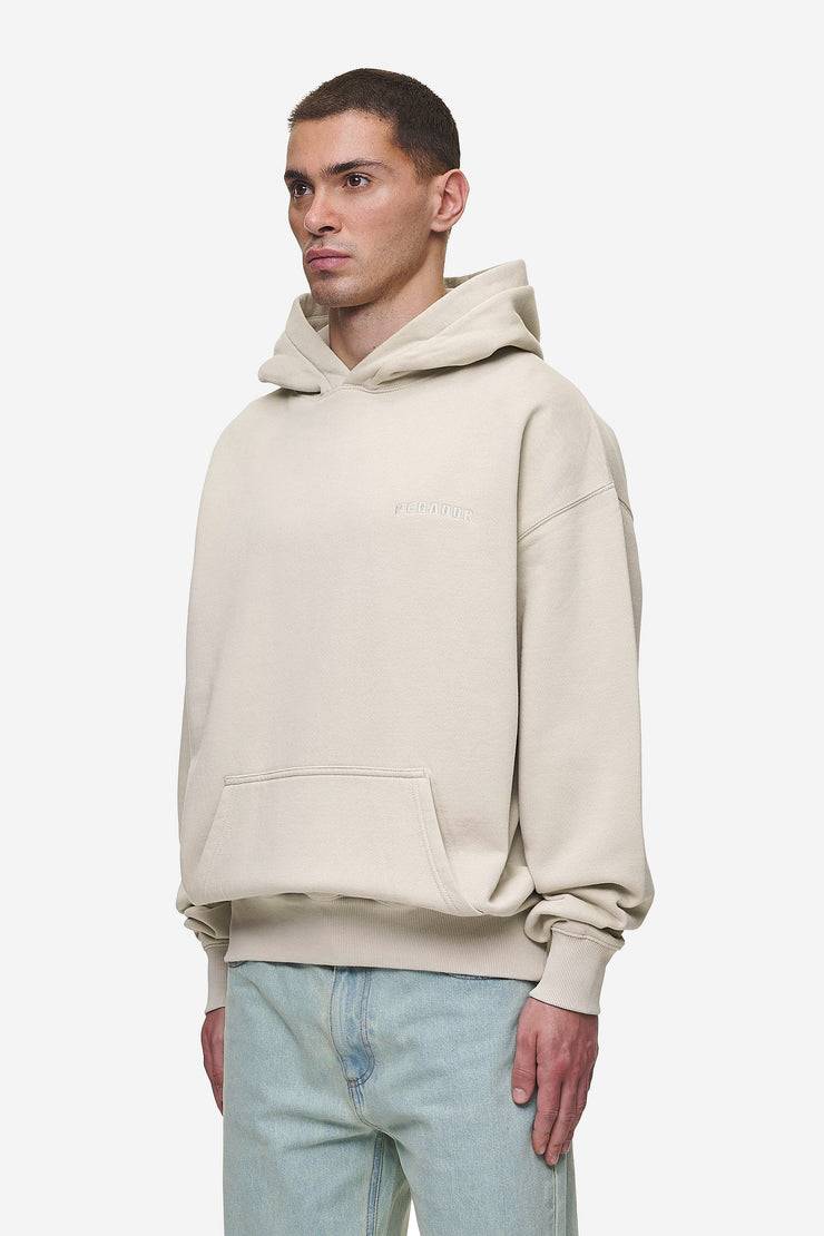 Pegador Buford Oversized Hoodie Washed Light Beige