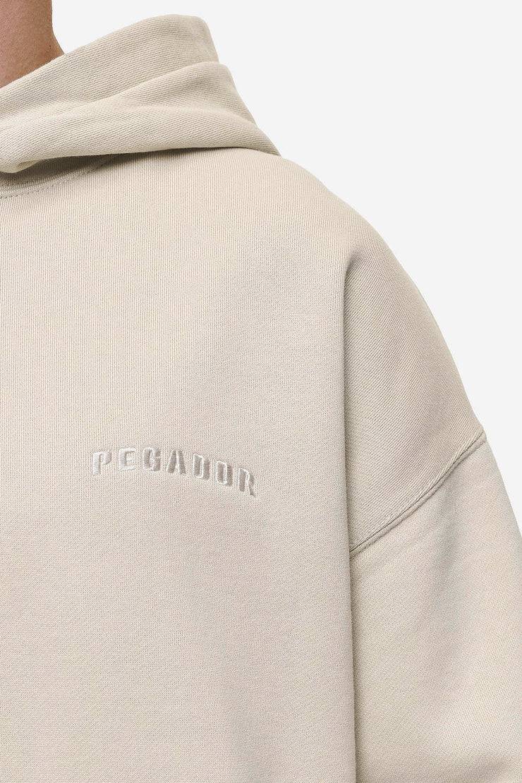 Pegador Buford Oversized Hoodie Washed Light Beige