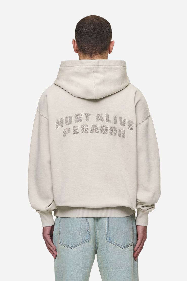 Pegador Buford Oversized Hoodie Washed Light Beige