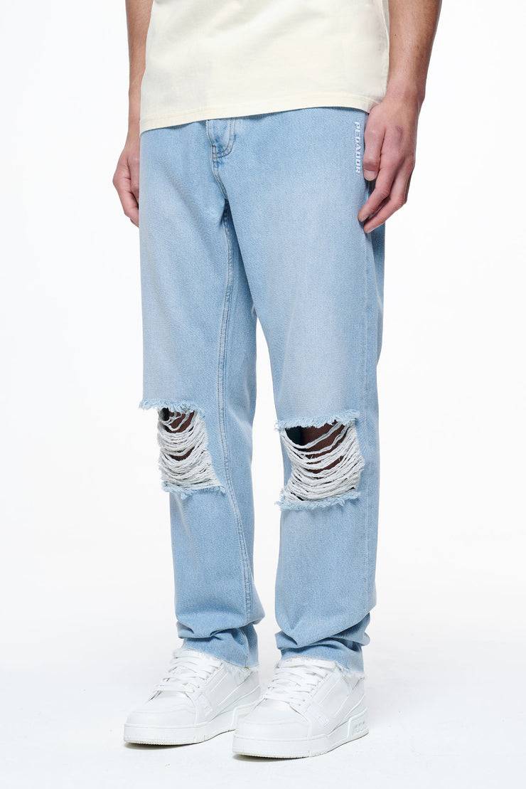 Pegador Bulver Straight Jeans Washed Light Blue
