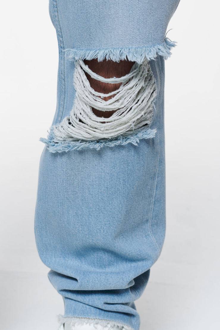 Pegador Bulver Straight Jeans Washed Light Blue