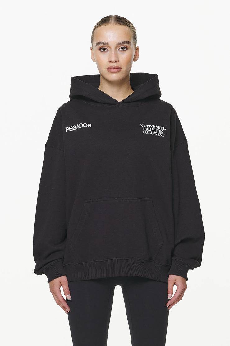 Pegador Cadogan Oversized Hoodie Black