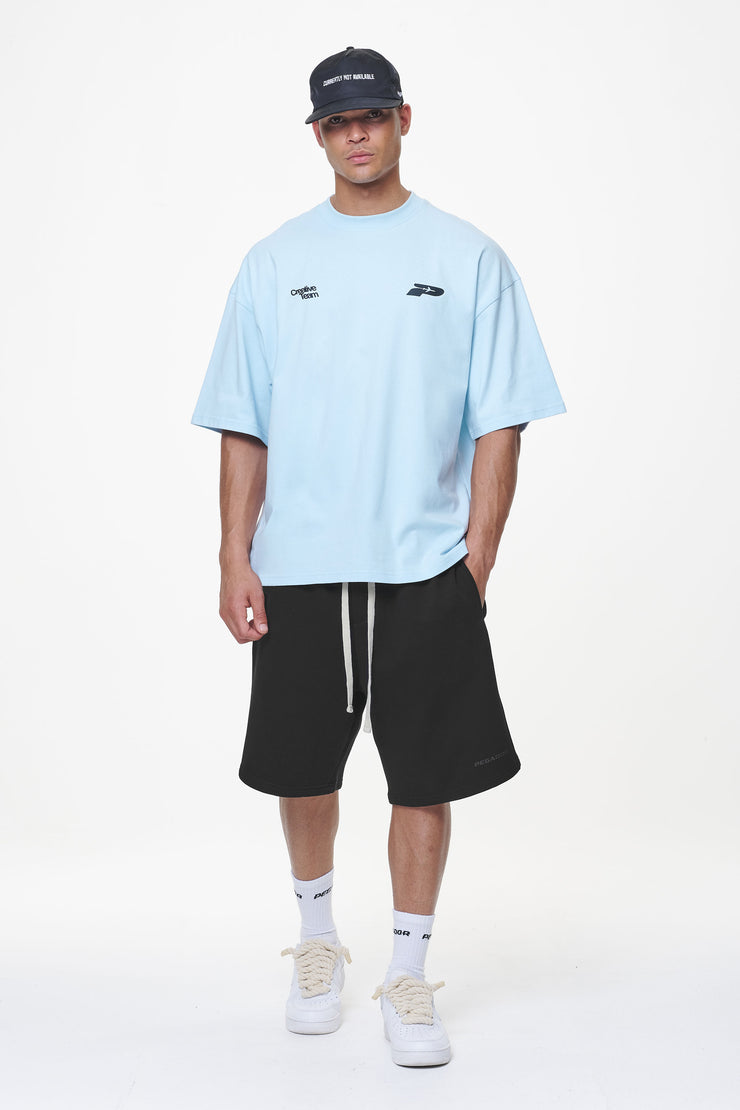 Pegador Caesar Boxy Tee Vintage Aqua