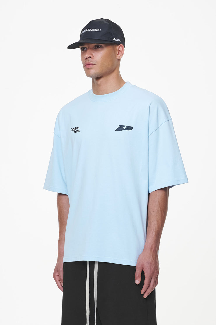 Pegador Caesar Boxy Tee Vintage Aqua