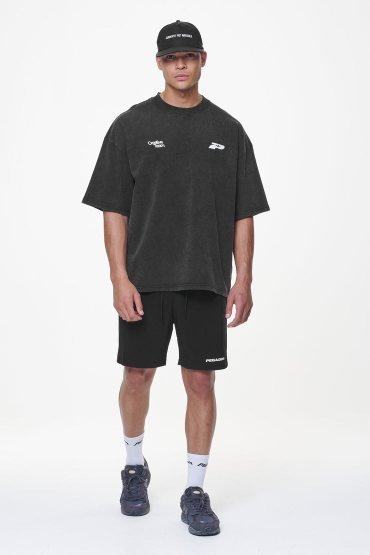 Pegador Caesar Boxy Tee Vintage Black