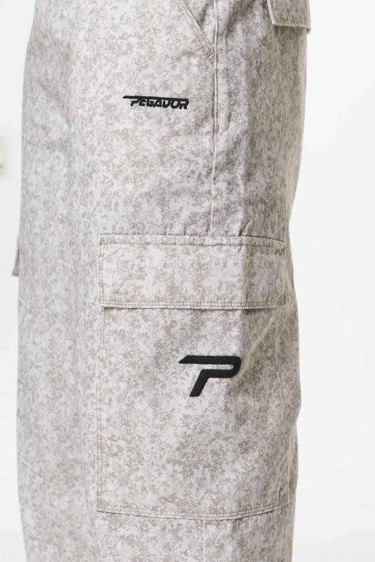 Pegador Carvan Wide Camo Pants Dust Cream