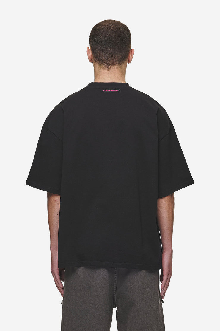 Pegador Carver Boxy Tee Washed Black