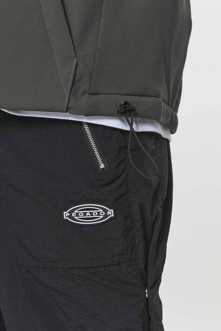 Pegador Cassidy Wide Tech Pants Onyx Black