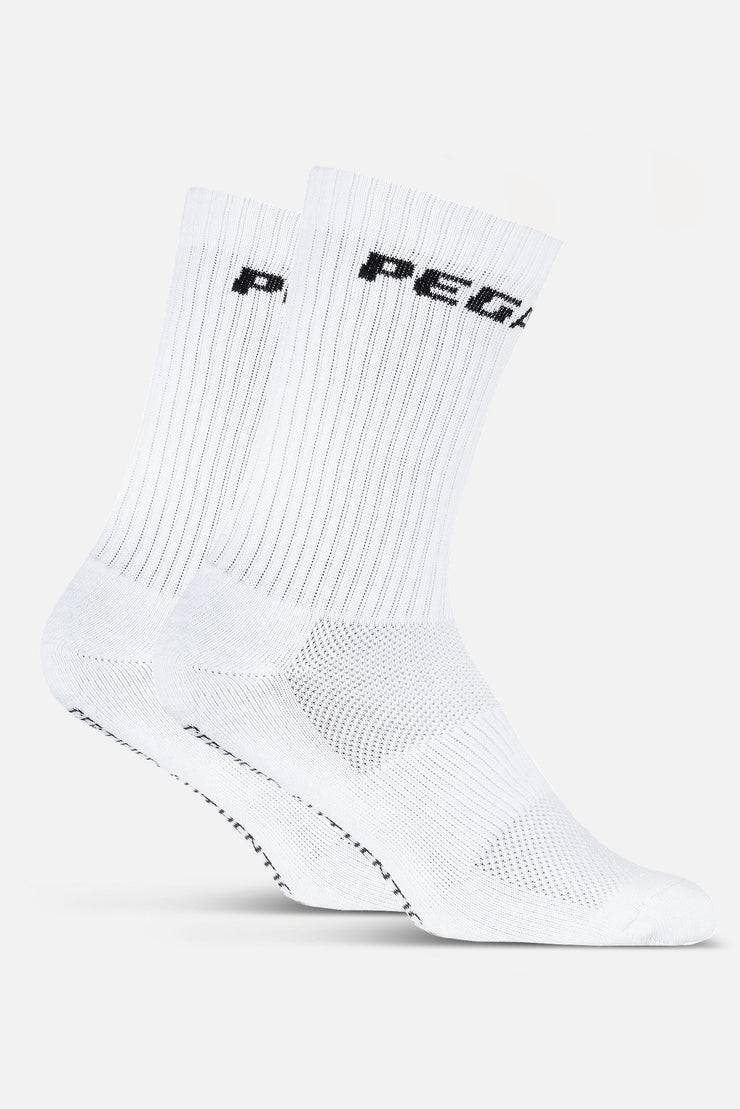 Pegador Certified Logo Socks White Black