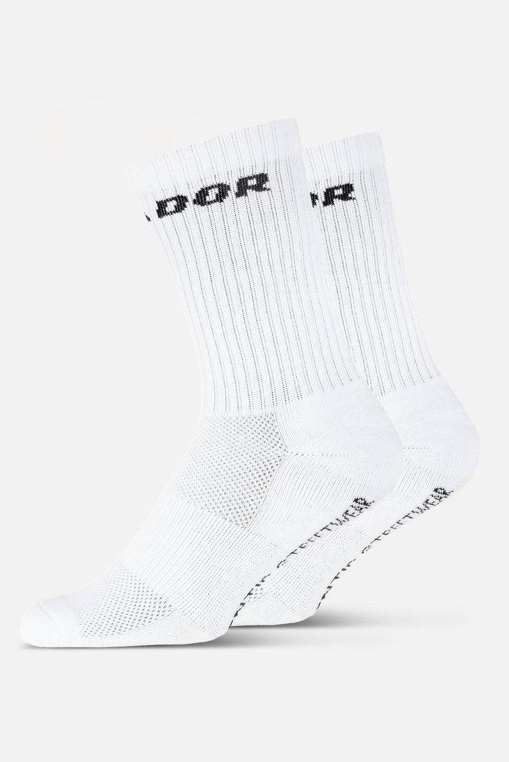 Pegador Certified Logo Socks White Black