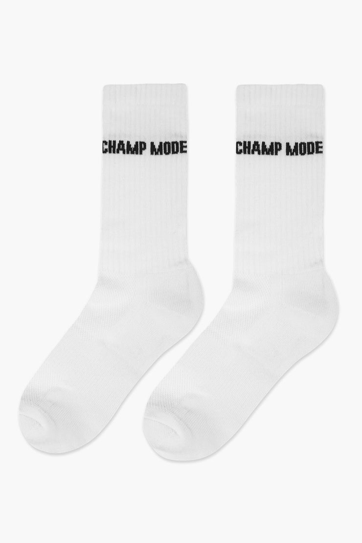 Pegador Champ Socks White Black