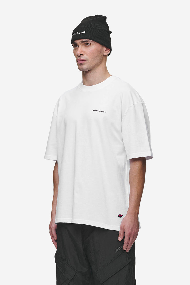 Pegador Charles Oversized Tee White