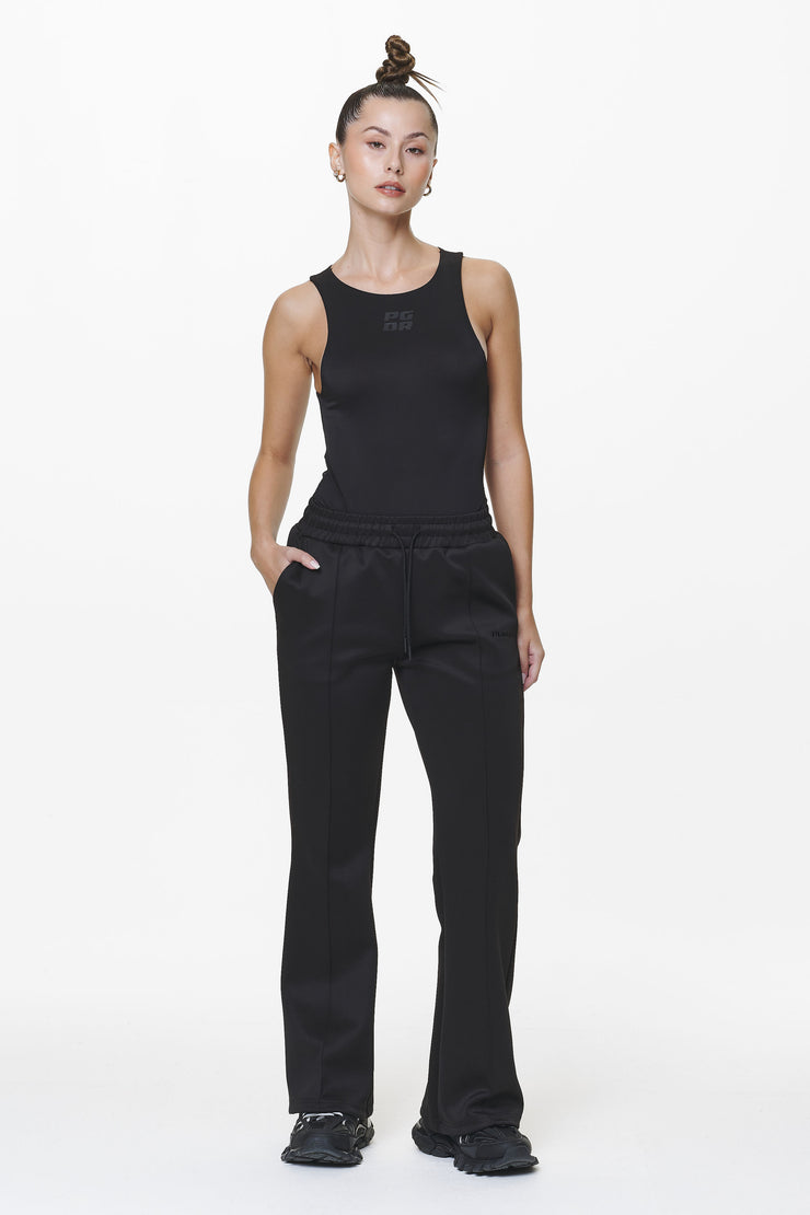 Pegador Clair Flared Track Pants Black