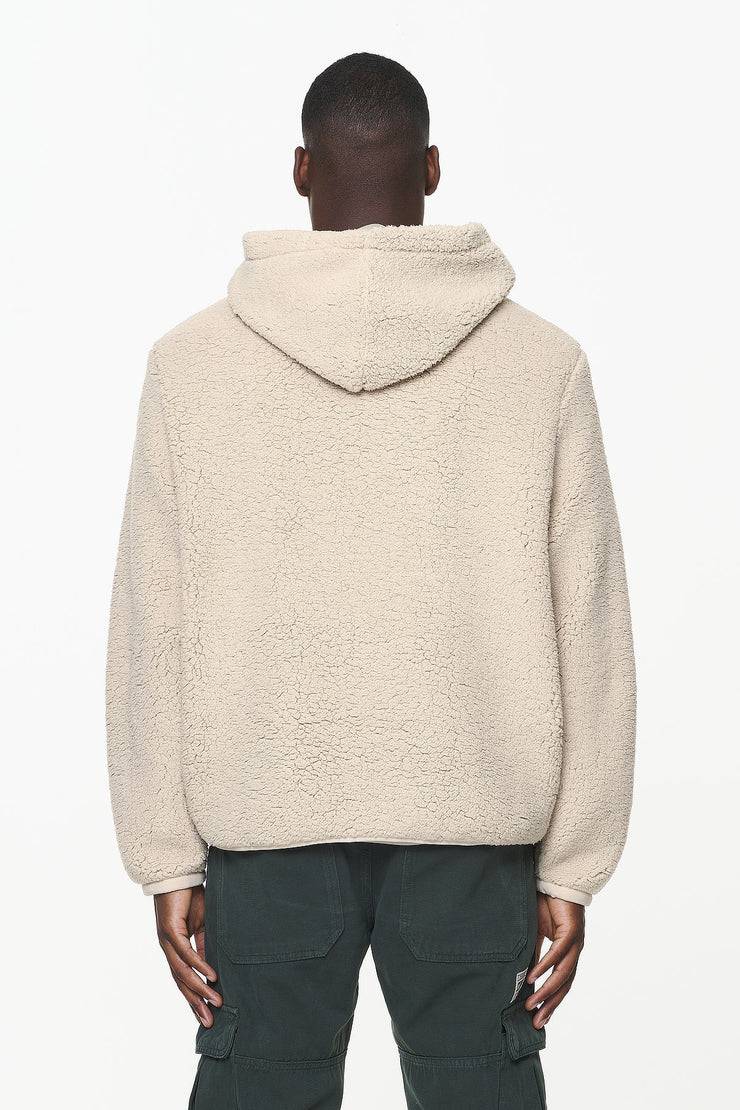 Pegador Clare Teddy Half Zip Hoodie Kingdom Beige