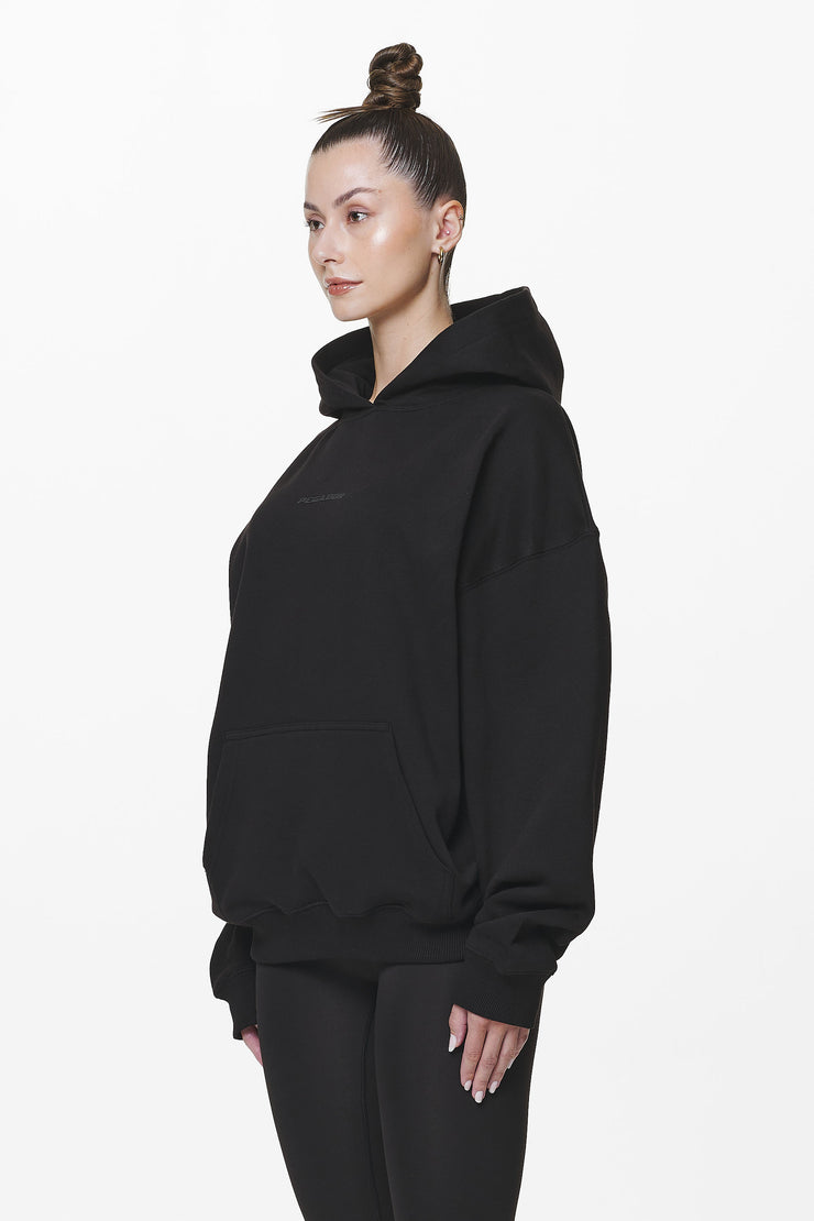 Pegador Clarita Logo Oversized Hoodie Black Gum
