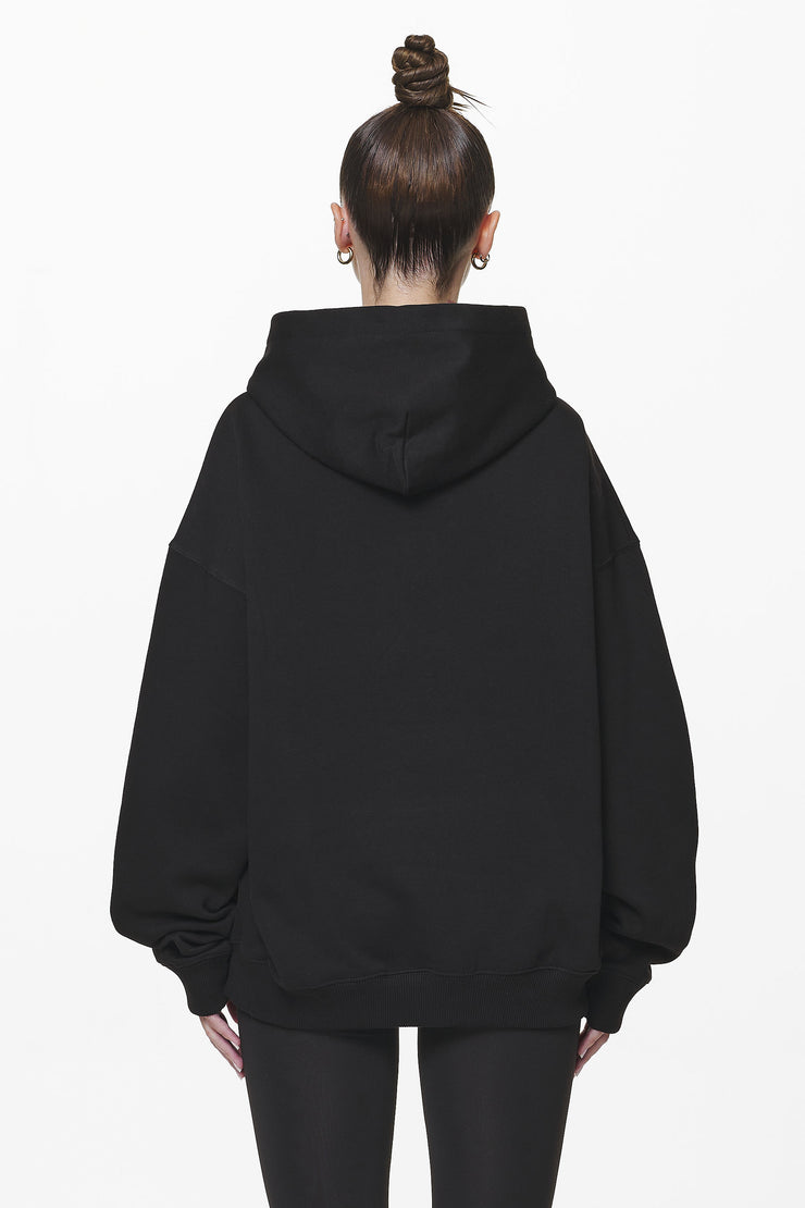 Pegador Clarita Logo Oversized Hoodie Black Gum
