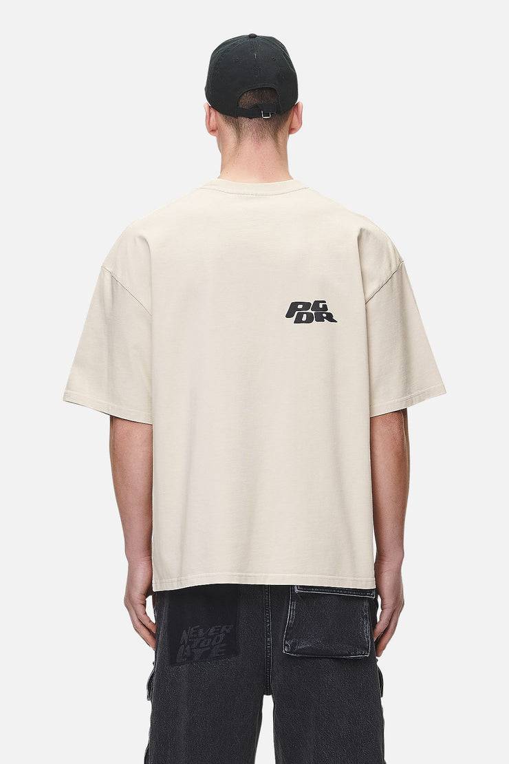 Pegador Clayson Boxy Tee Washed Desert Sand