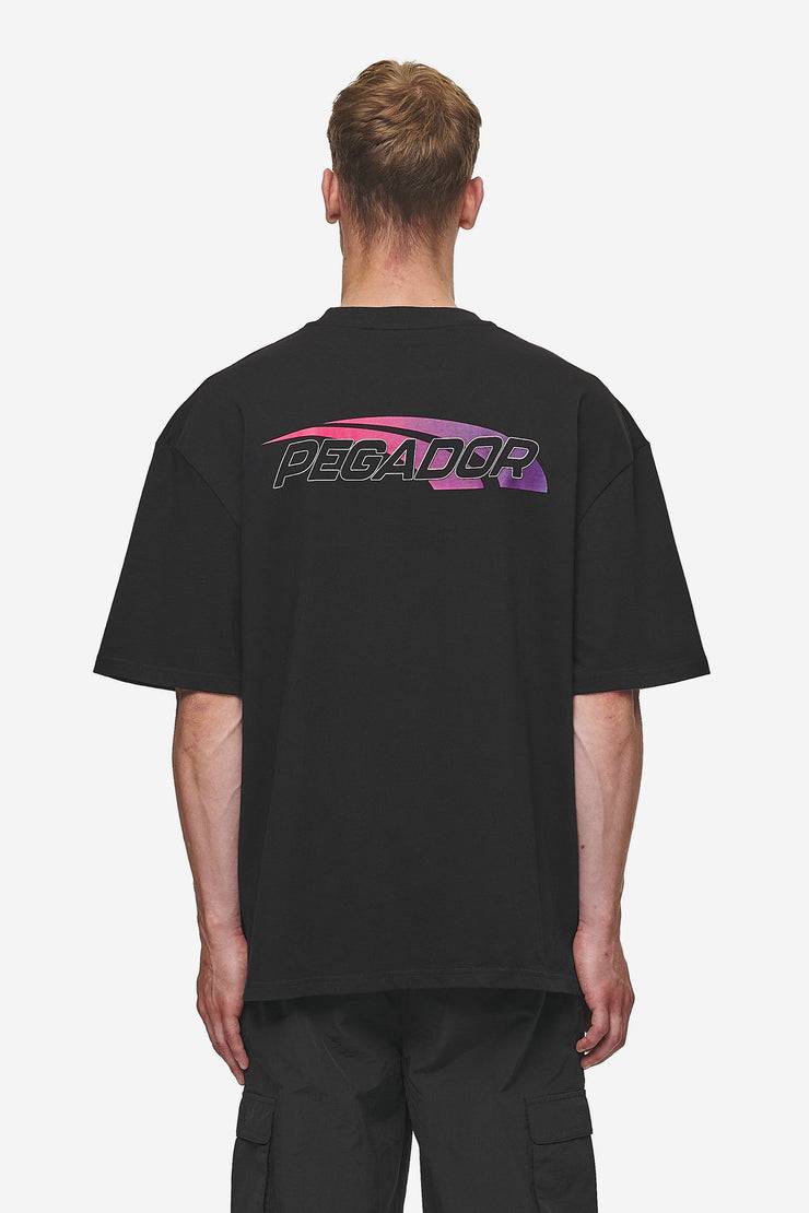 Pegador Clayton Oversized Tee Washed Black