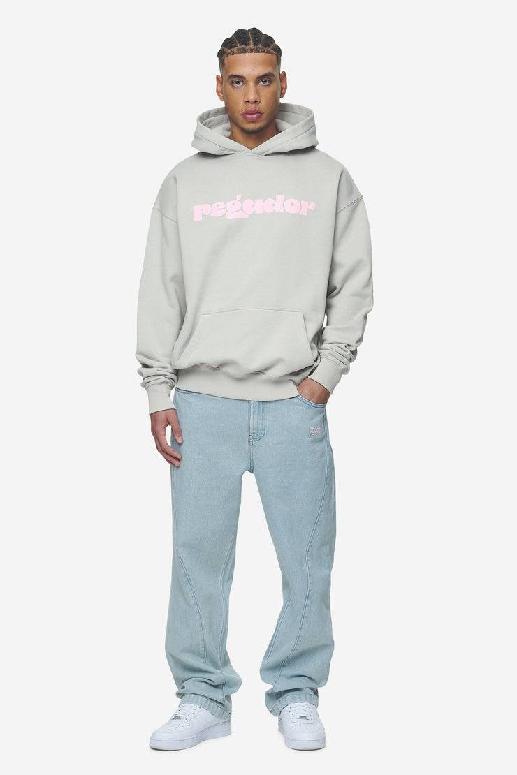 Pegador Cosmo Oversized Hoodie Washed Pearl Grey