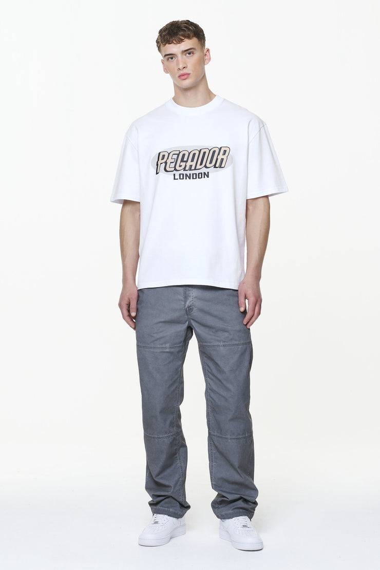 Pegador County Oversized Tee White