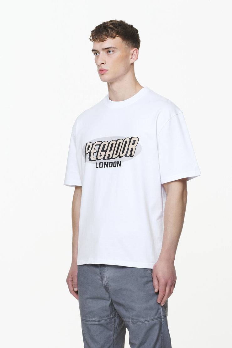 Pegador County Oversized Tee White