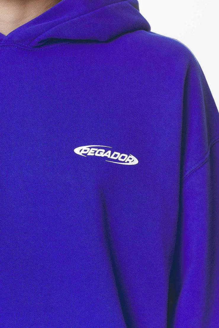 Pegador Crail Oversized Hoodie Washed Endless Blue