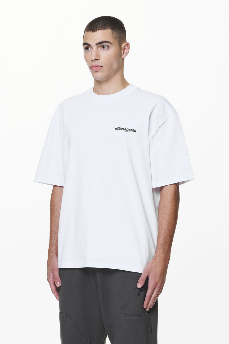 Pegador Crail Oversized Tee White