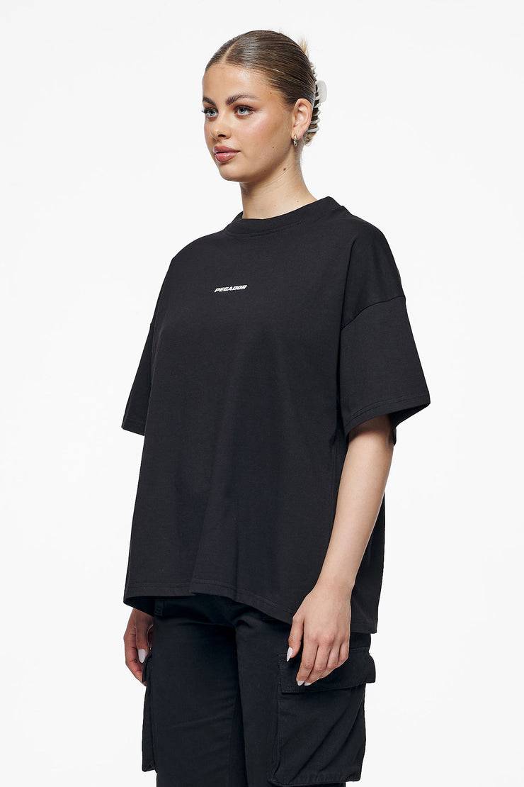 Pegador Culla Logo Heavy Oversized Tee Black