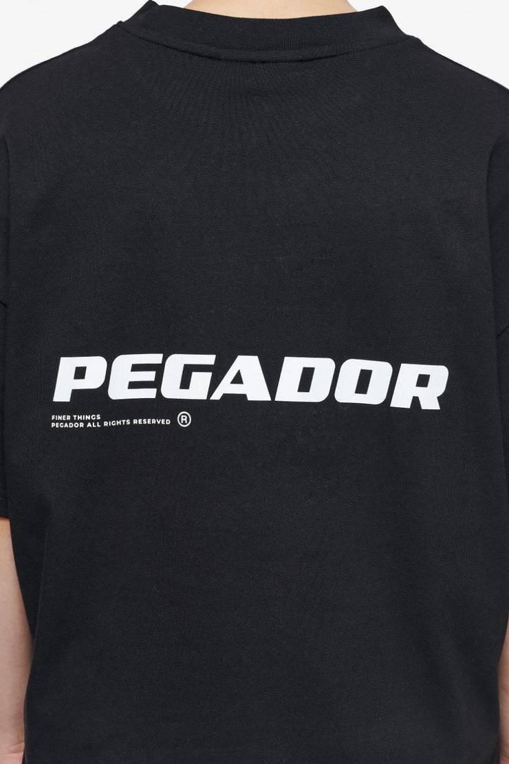 Pegador Culla Logo Heavy Oversized Tee Black