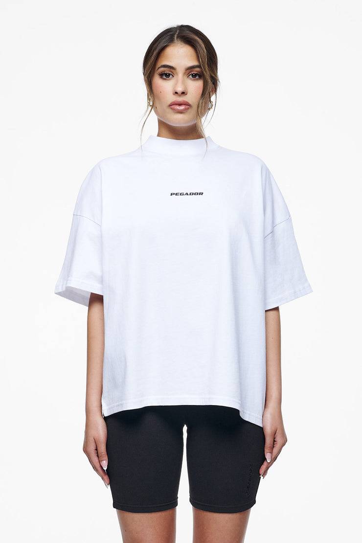 Pegador Culla Logo Heavy Oversized Tee White
