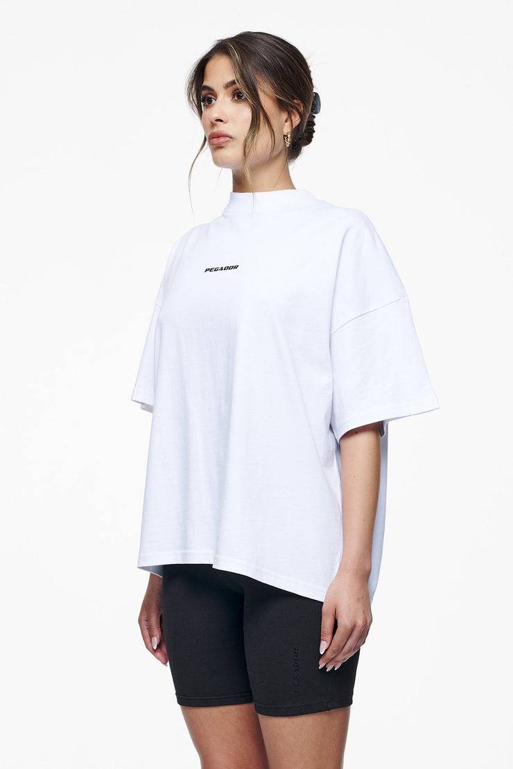 Pegador Culla Logo Heavy Oversized Tee White
