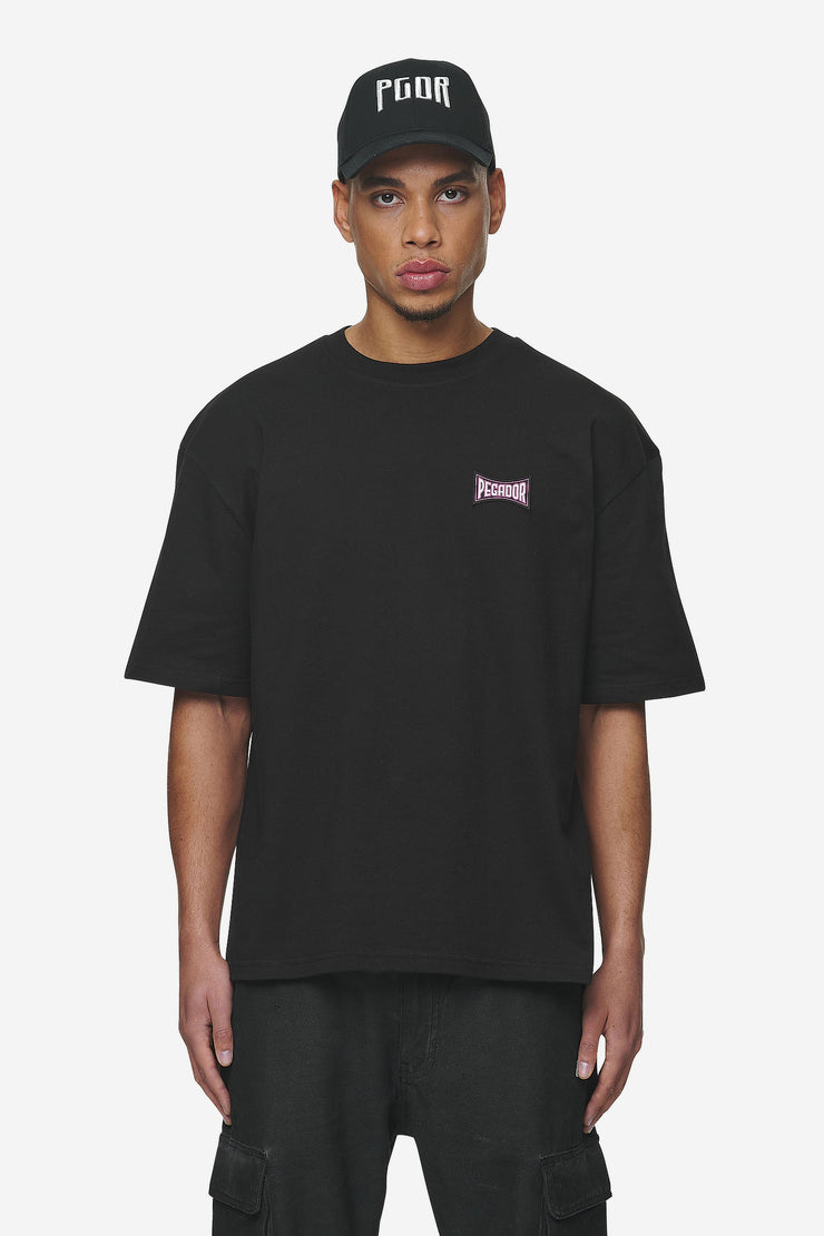 Pegador Dacko Oversized Tee Washed Black Bubblegum