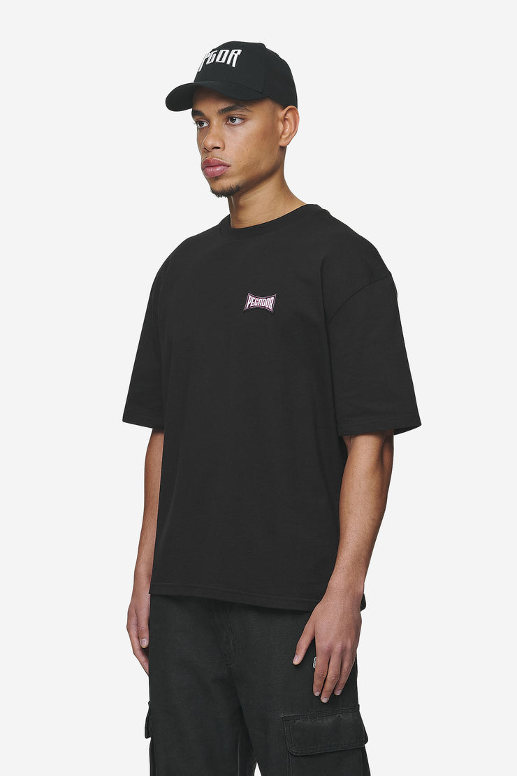Pegador Dacko Oversized Tee Washed Black Bubblegum