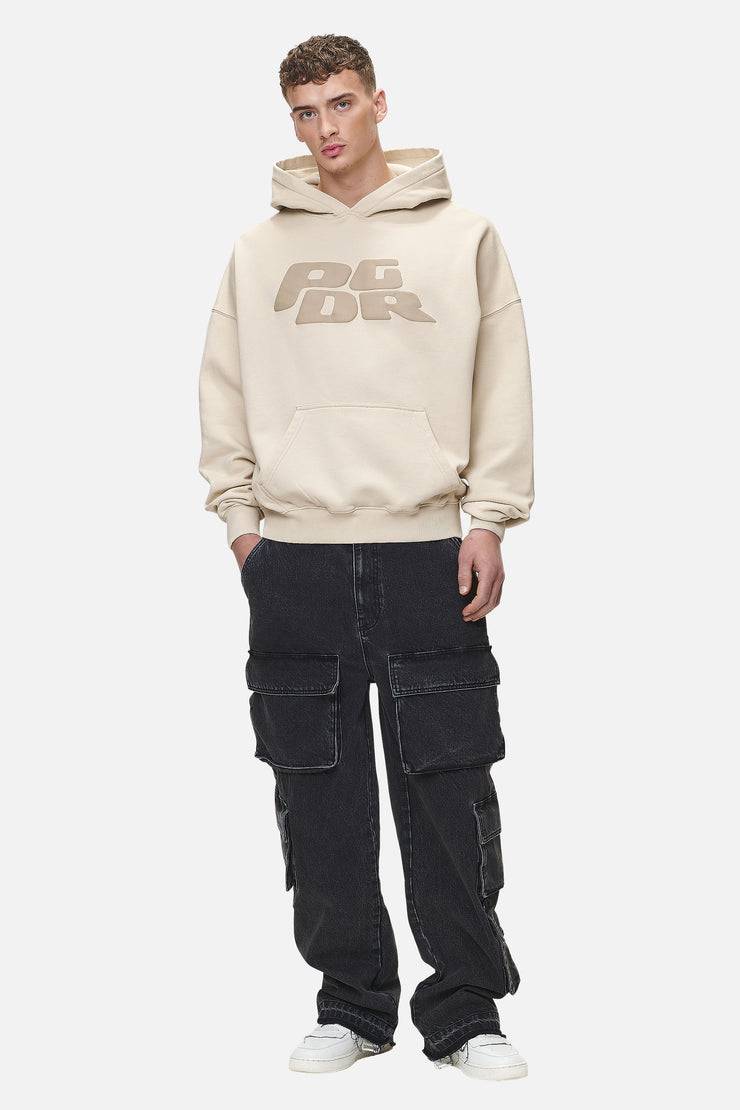 Pegador Danico Boxy Hoodie Washed Desert Sand