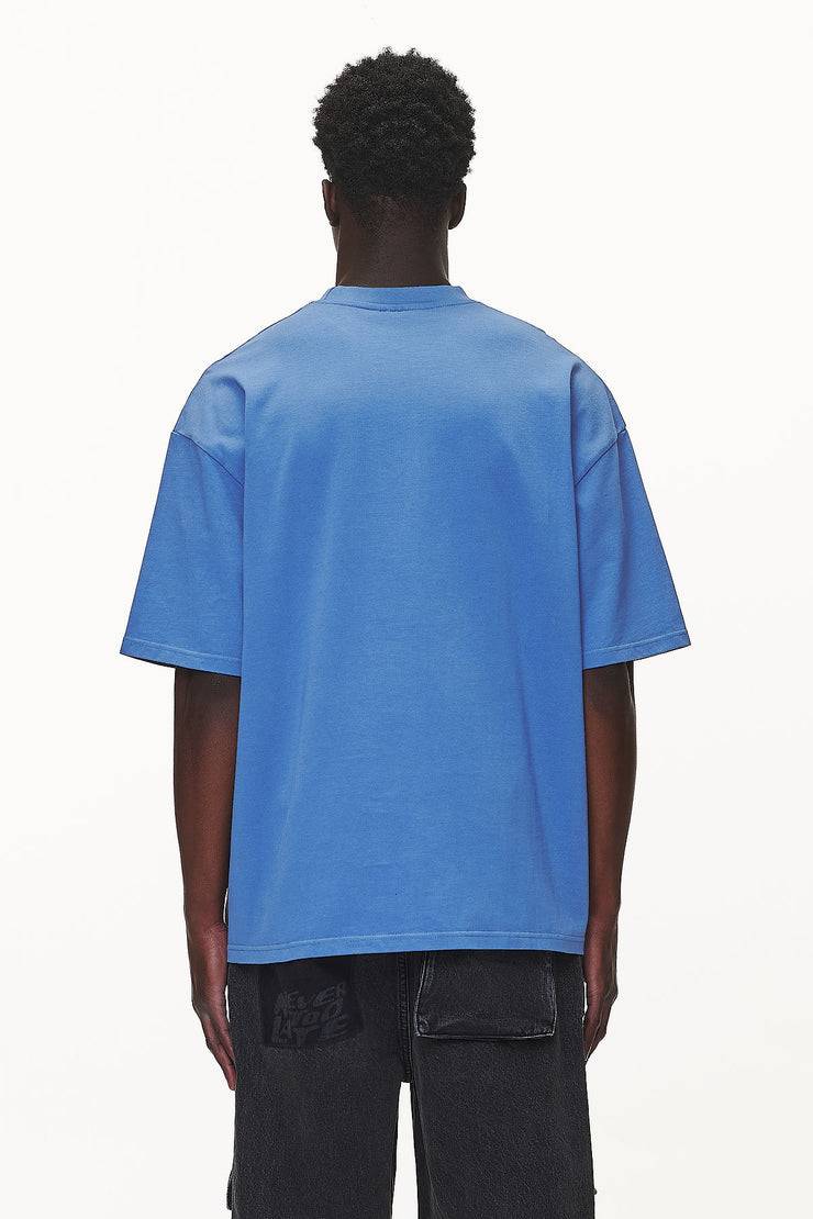 Pegador Danico Boxy Tee Washed Retro Blue