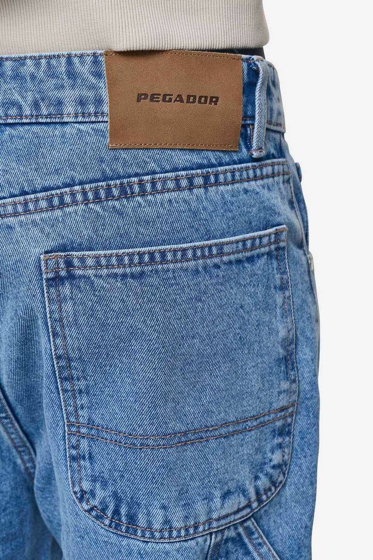 Pegador Daule Baggy Workwear Jeans Washed Blue