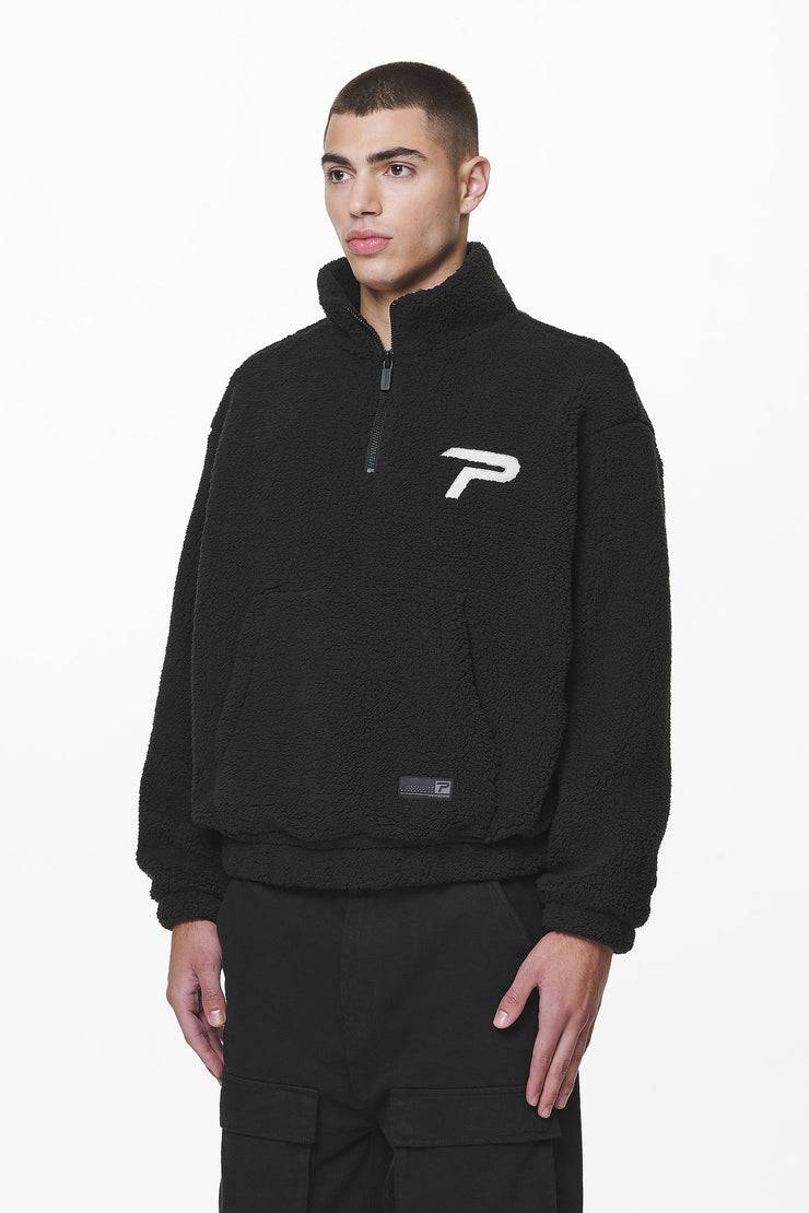 Pegador Defoe Teddy Halfzip Sweater Black
