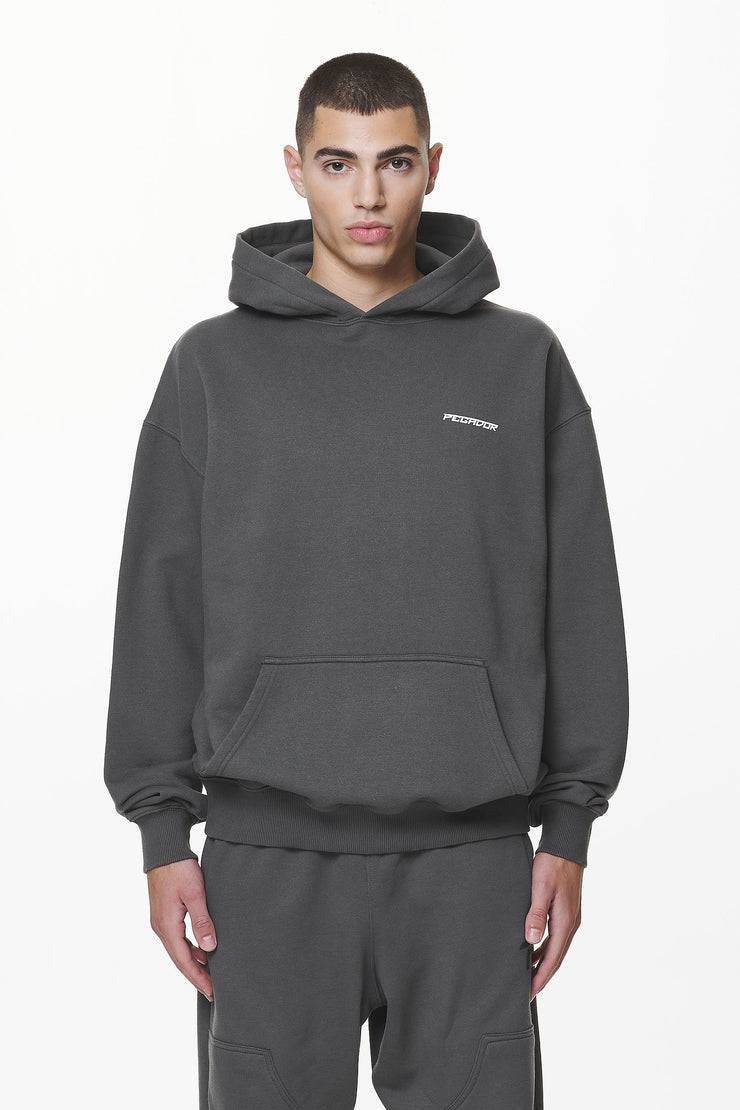 Pegador Devon Oversized Hoodie Washed Volcano Grey
