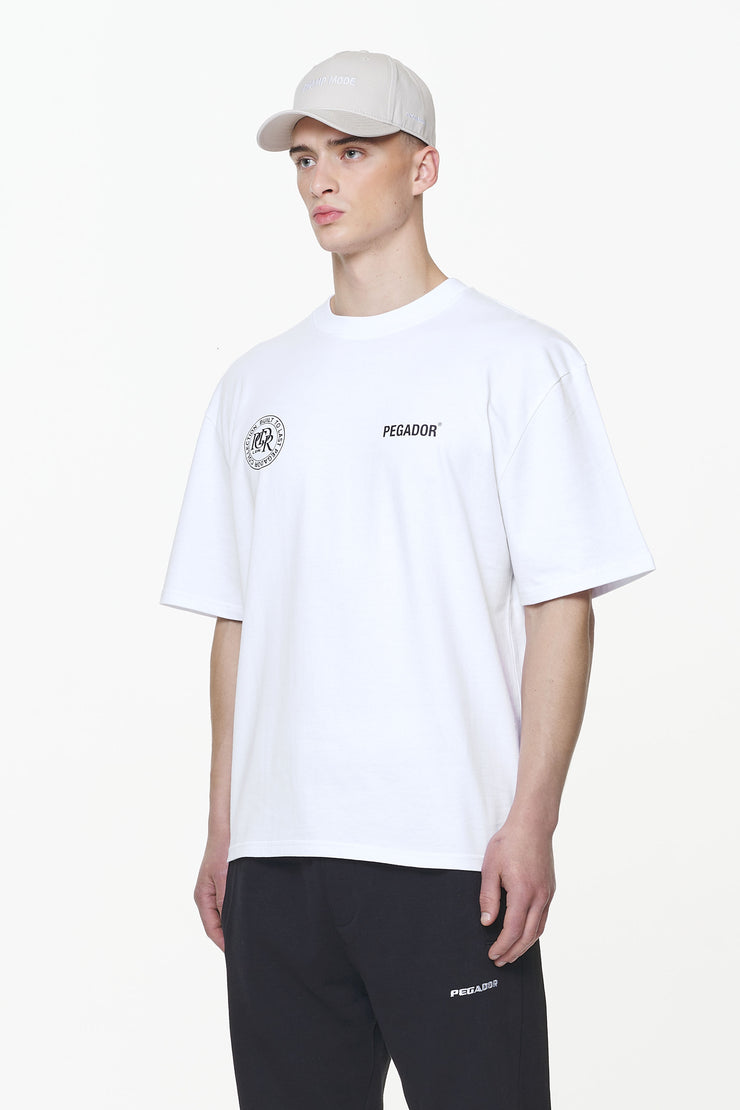 Pegador Dike Oversized Tee White