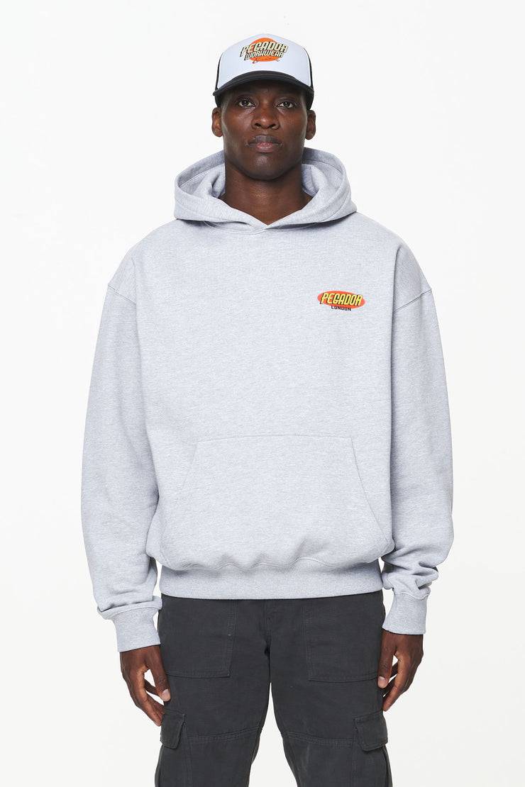 Pegador Docks Oversized Hoodie Grey Melange