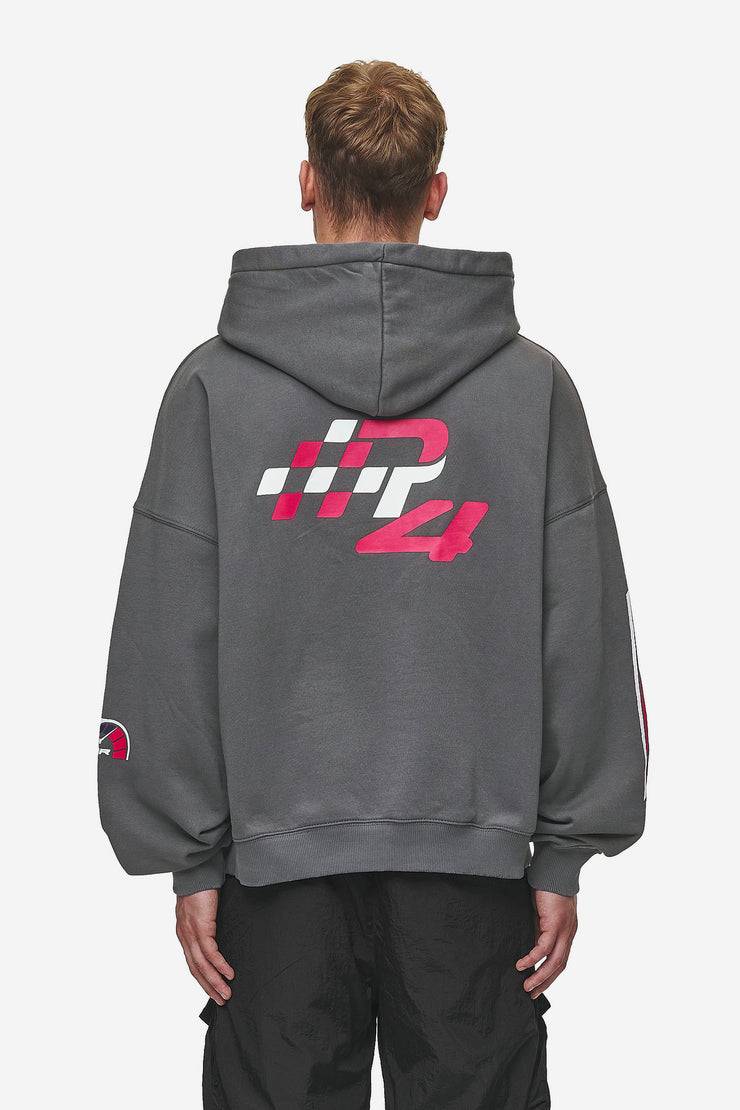 Pegador Dome Boxy Hoodie Washed Anthracite