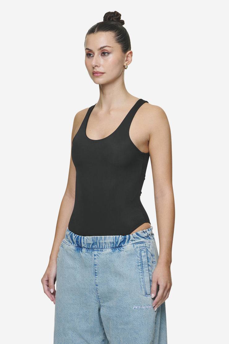 Pegador Donna String Top Body Black
