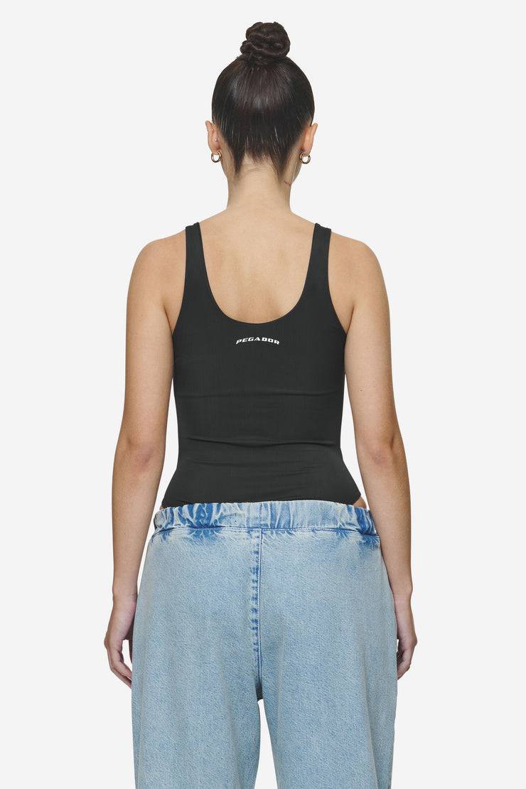 Pegador Donna String Top Body Black