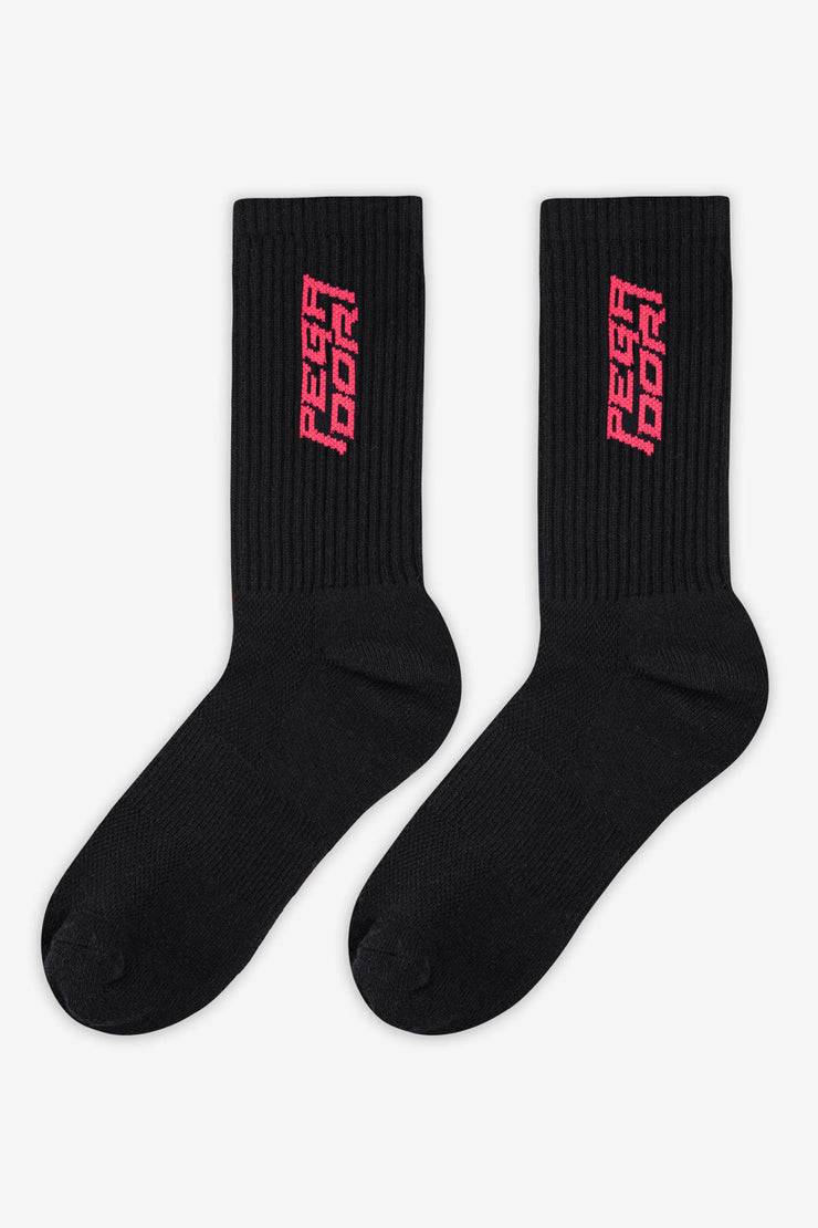 Pegador Doyer Socks Black Virtual Pink